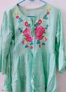 Floral Embroidered Top