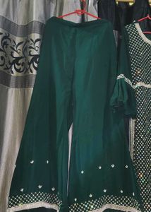 Hand Work Palazzo Kurti Dupptta (Offer Price)