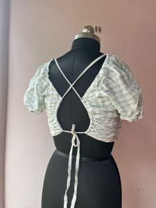 Checkered Crop Top