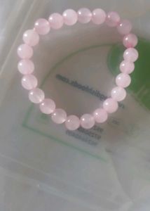 Rose Quartz Beaded Bracelet