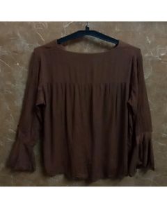 Shirt With Flare Sleeves