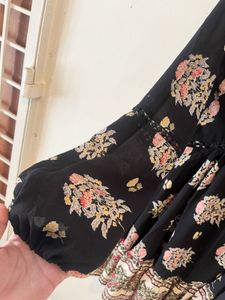 Floral Print Mini Dress