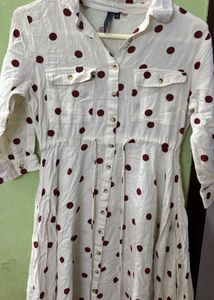 Polka Dot Shirt Dress