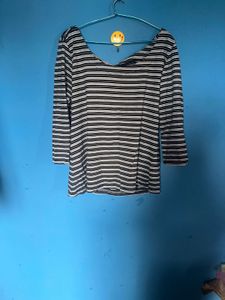 Dress berry Striped Top