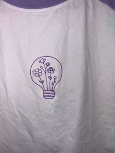 Lavender Pintresty Crop Top