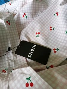 Cute Cherry Print Top