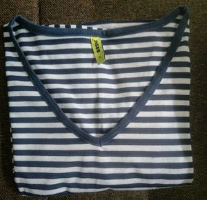Top | Regular Use | Blue &amp; White Stripped