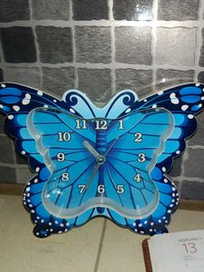 Butterfly Table Clock