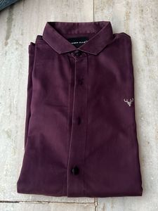 Burgundy Casual Shirt