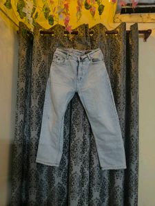 Sky Blue Baggy Jeans