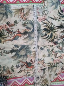 H&amp;M Premium Beautiful Forest Print Satin Shirt