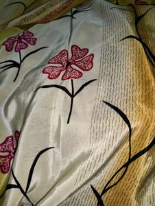 Saree with blouse - like new 💗