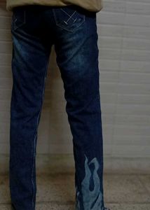 Stylish Graphic Jeans(customised bleached)