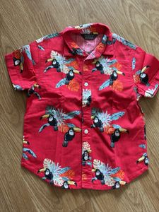 Tropical Toucan Button-Down Shirt