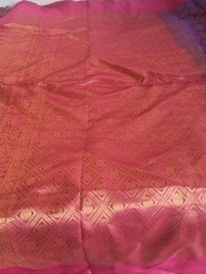 Beautiful double Shade Kanjeevaram Saree