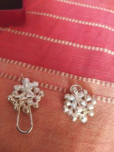 Real Dimond Look Earrings