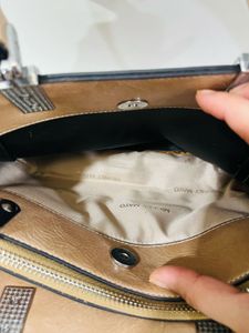 Mickey Mayo Tan Satchel Handbag