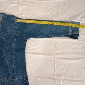 Women Denim Blazer.
