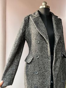 Elegant Grey Trench Coat
