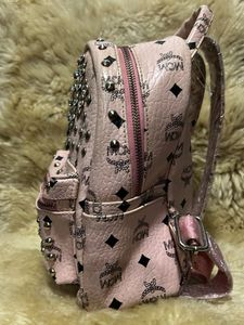 MCM Studded Leather Backpack Ki