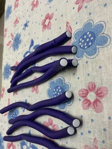 Purple Hair Curlers