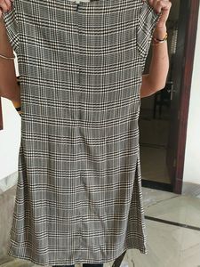 Wardrobe Brand Black And White Combination Dress