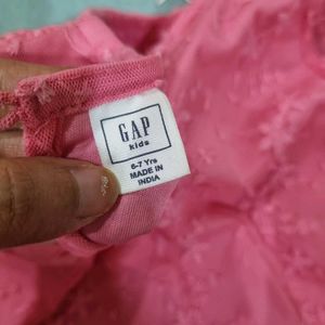 Girls Pink Tiered Dress