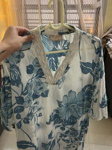 Floral Print Kurta