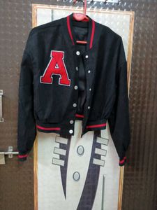 SHEIN Varsity "A" Letterman Jacket