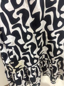 Abstract Print Mini Dress