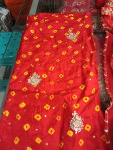 Red Dress Material