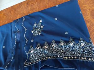 Embroided Saree Dabka Work