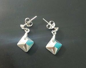 Dainty Lavender Crystal Drops 925 silver