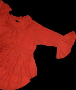 HIGH-LOW RUST TOP