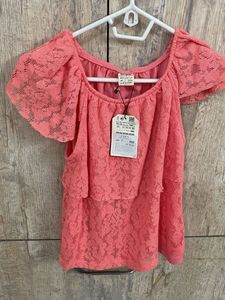 Cute Pink Lace Top