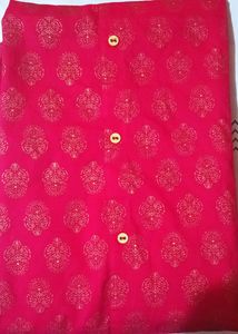 Trendy Rose Colour Kurti For Women