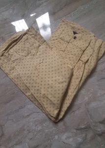 Patterned Mustart Yellow Men Shirt