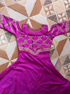 Elegant Pink Ethnic Gown
