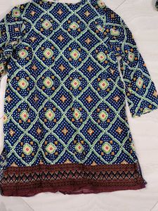 Boho Print Tunic Top