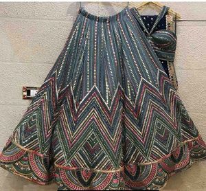 New Condition stiched blouse available Lehanga Set