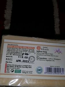 Herbal Khadi Saffron Soap