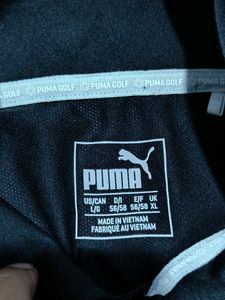Puma Golf Tshirt For Men Black Size XL
