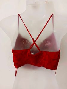 STRAPPY BUNGEE COWL NECK TANK TOP