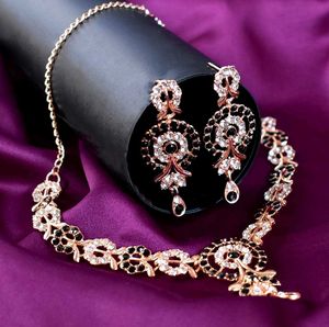Rose Gold Tone Jewelry Set