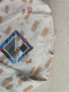 Geometric Graphic Sweatshirt🫶🏻