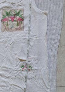 WHITE FLAMINGO BEACH TOP