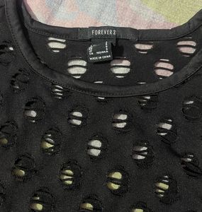 Forever 21 Black Crop Top ❌No Negotiation