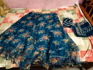 Unstitched Lhenga Choli
