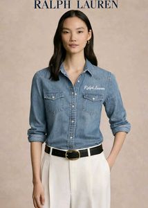 Ralph Lauren Denim Shirt | Premium Western Style |