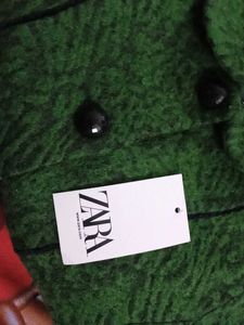 Zara Green Textured Blazer